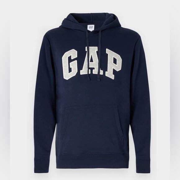 GAP Men’s SET Navy Dark Gray Zip Hoodie and Joggers MSRP $100 Size S - Picture 2 of 4